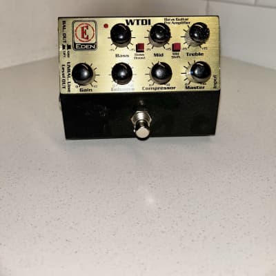 Eden Module Terra Nova Bass Preamp Pedal with Power Supply | Reverb