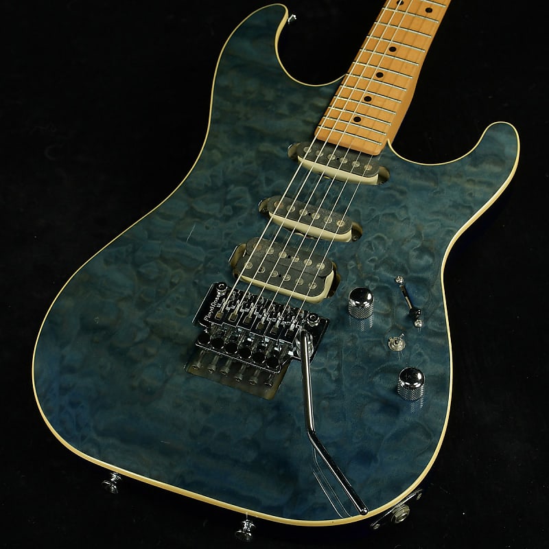 092s☆Schecter シェクター NV-II-22 シースルーブルー エレキギター 