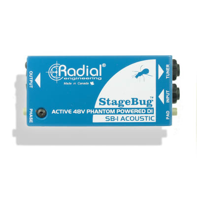 Radial Engineering StageBug SB-1 Active Acoustic Guitar Direct Box image 2