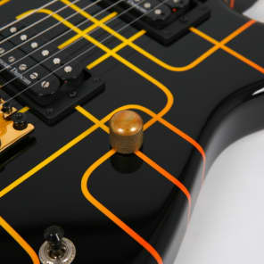 Charvel USA Custom San Dimas Schematic Graphic Unique Design Electric Guitar image 12