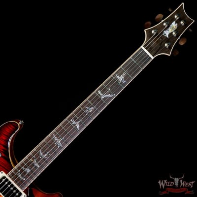 Paul Reed Smith PRS Private Stock #9788 McCarty 594 Hollowbody II Flame Maple Neck Brazilian Rosewood Board Dark Cherry Glow image 4