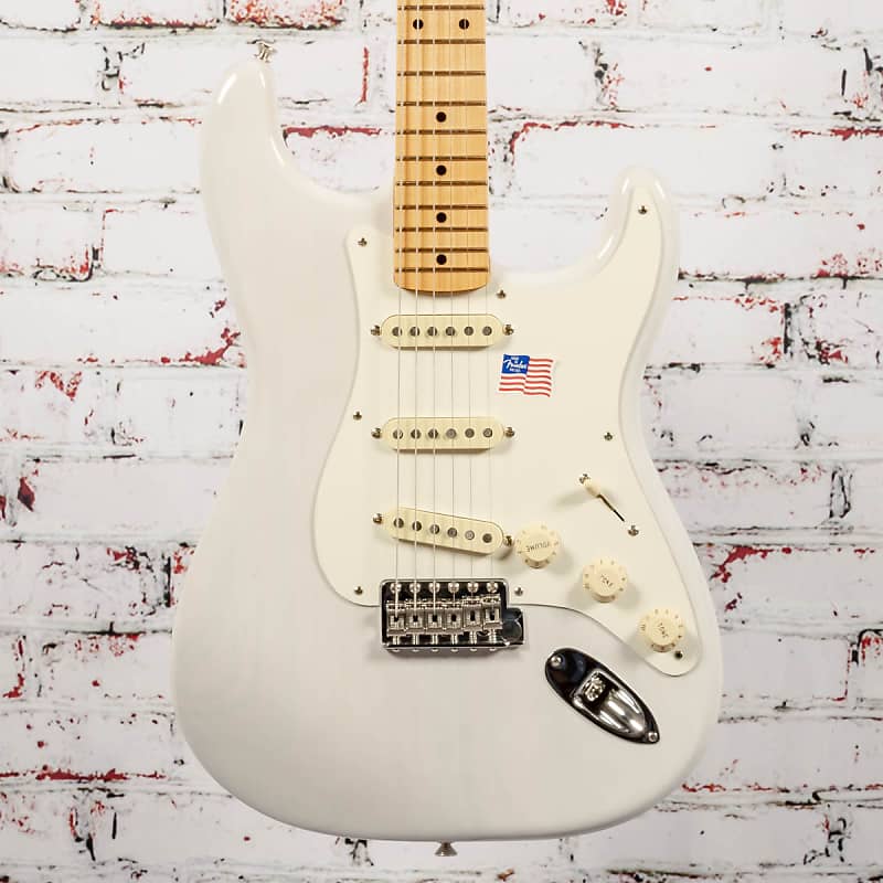 Fender Eric Johnson Stratocaster®, Maple Fingerboard, White Blonde image 1