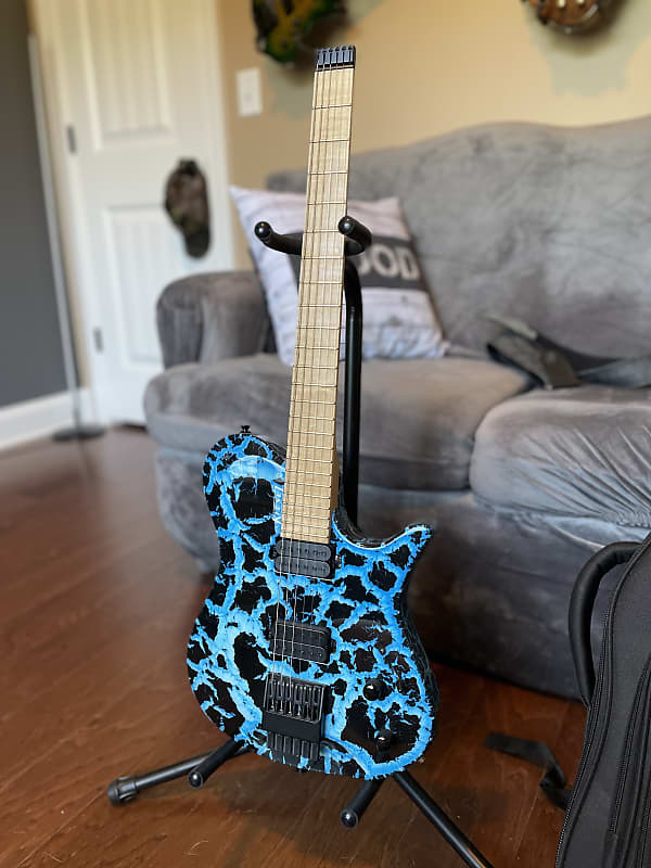 Kiesel Zeus Custom Crackle - Two Tone Blue Crackle