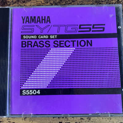 Yamaha Sound Card Set Brass Section S5504 for SY55 / TG55 ROM Card