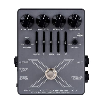 Darkglass Electronics Microtubes X7 Bass Multiband Distortion Effects Pedal image 1