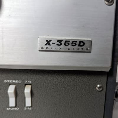 Akai X-355D -- Vintage (1966) Cross-Field 4-Track Reel to Akai X-355D -- Vintage (1966) Cross-Field 4-Track Reel to
