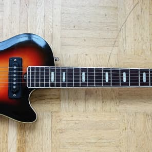 Musima 25k single cut guitar ~1974 Sunburst - rare East German vintage image 2