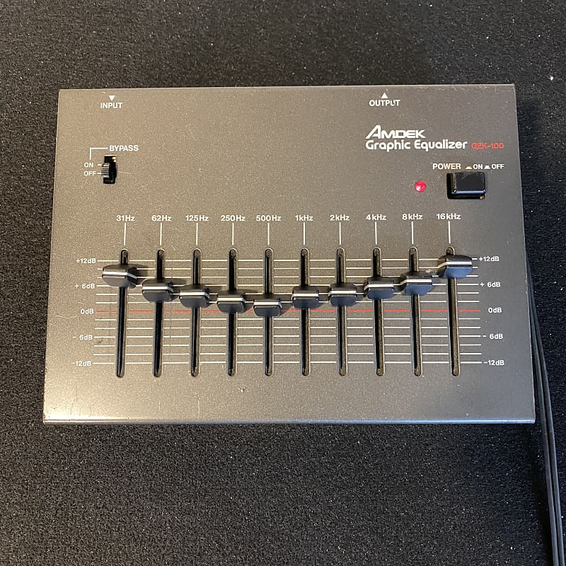 Amdek GEK-100 graphic equalizer- These are amazing!