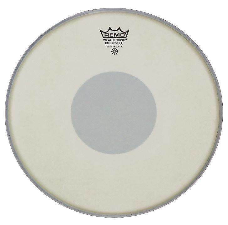 Remo Emperor X Coated Drumhead, Bottom Black Dot 13'' image 1