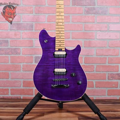 Peavey USA EVH Wolfgang Flame Maple Top Transparent Purple  w/OHSC for sale