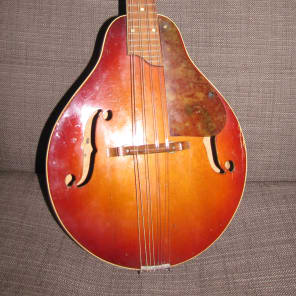 Kay K-73 A-Style Mandolin 1946 Cherry Burst Arched Top/Back image 6