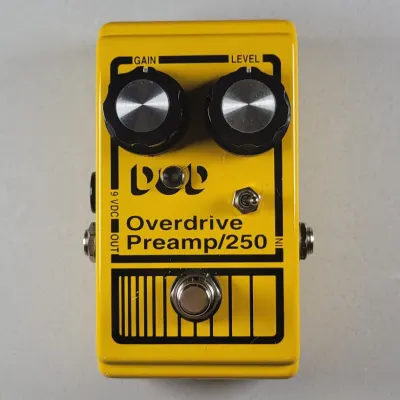 ギター dod overdrive preamp 250 analogman mod DOD Overdrive/Preamp 250 Analogman Mod Test Run (Boss OD-1