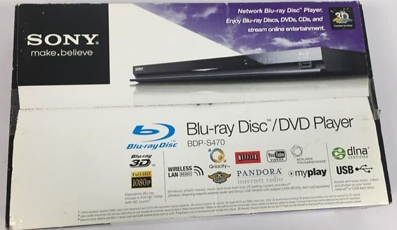 Sony BDP-S470 CD/DVD/BLU-RAY PLAYER IN ORIGINAL PACKAGING | Reverb