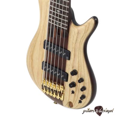 Ibanez SR1306E Premium 6-String Electric Bass - Natural Flat image 3