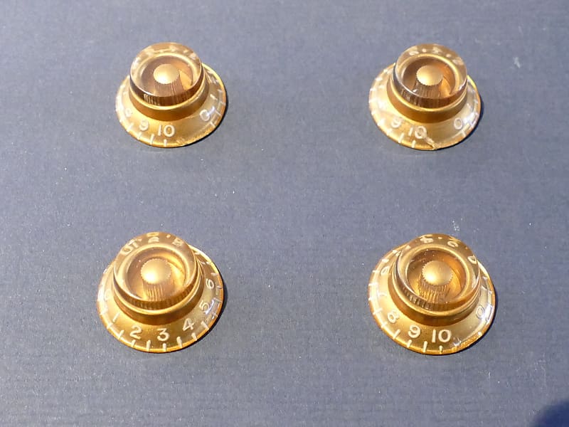 GIBSON Gold bonnet knobs 1958 - 1959 image 1