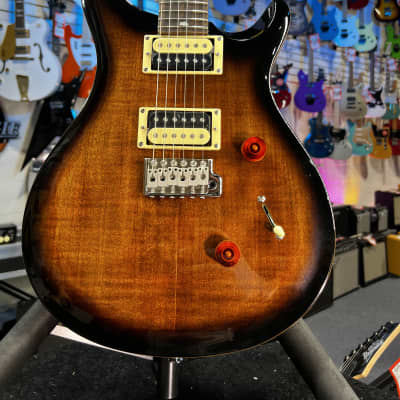 PRS SE Custom 24 Electric Guitar - Black Gold Sunburst Authorized Deal! 278 GET PLEK’D! image 2