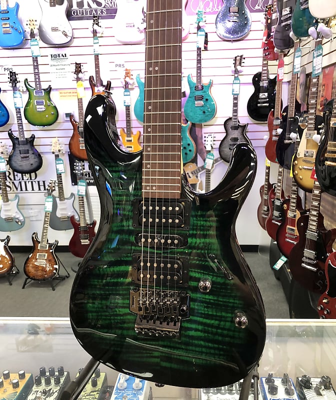 Ibanez Kiko Loureiro SP3 Electric Guitar - Trans Emerald | Reverb