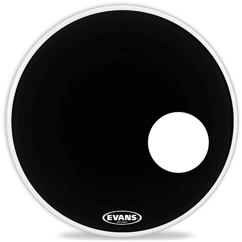 Evans BD26RB EQ3 Resonant Black Bass Drum Head - 26" image 1