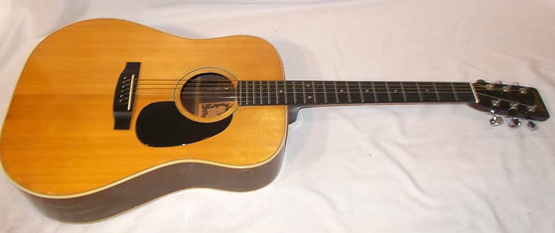 1973 Yamaki Deluxe Folk #130 *Natural* Martin D-28 | Reverb