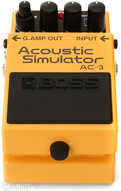 Boss AC 3 Acoustic Simulator Pedal Reverb