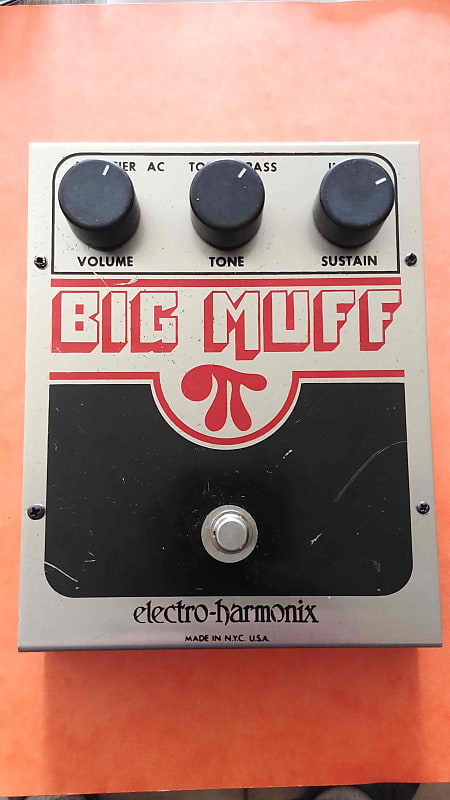 Electro-Harmonix Big Muff EH 3003 V5 OpAmp 1978 1978 gris /rouge image 1