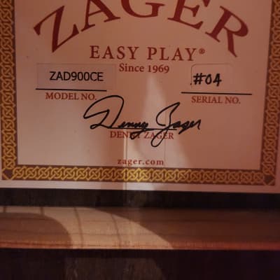 Zager 2016 ZAD900CE Natural #04 Of Production w/ OHSC & T-Shirt image 7