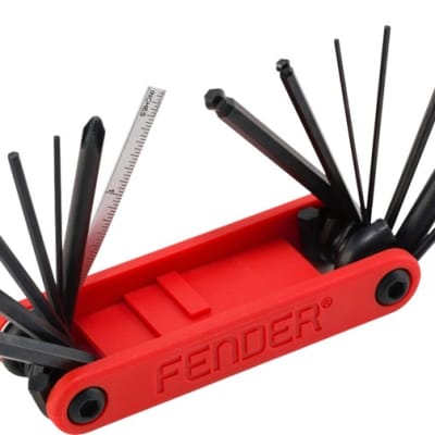Genuine Fender 14-in-1 Guitar/Bass Multi-Tool Maintenance 099-0654-020 image 11