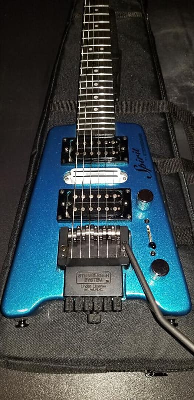 Steinberger Spirit GT Pro Deluxe with Major Upgrades - Frost Blue
