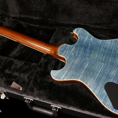 Knaggs Guitars Keya in Blue Marlin with T1 Top & Back w/ Pale Moon Ebony Fretboard image 6