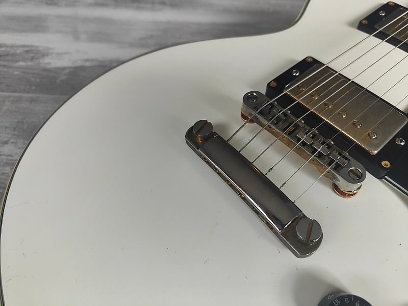 Blitz by Aria Pro II Les Paul Custom (White) | Reverb