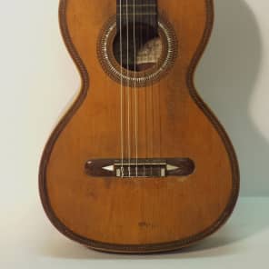 Salvador Ibanez 19th Century Handmade Parlour Classical made in Spain Natural Wood Finish image 1