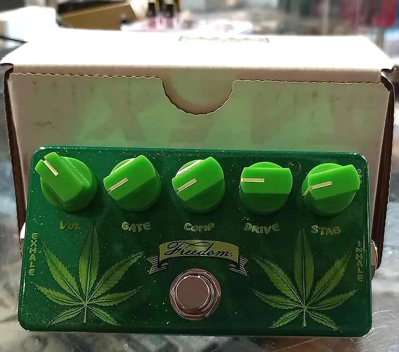 ZVEX Limited Edition "Freedom" Edition Fuzz Factory 2023 - Cannabis Green image 1