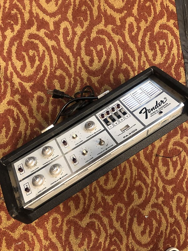 Fender PA100 70s Powered PA Head 100w Project Reverb