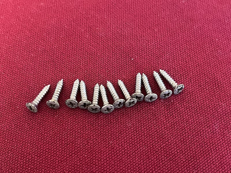 1964 Set Fender guitar bass pickguard screws Jazz Precision Reverb