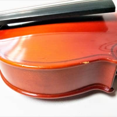 Glaesel 3/4 Size Student Violin VI401E3 Stradivarius Copy Case/Bow Ready To Play image 13
