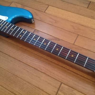 LV Custom Shop Fender (esque) Clay Dot Partscaster Stratocaster in Gloss Placid Blue image 5