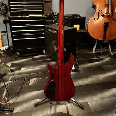 Spector NS Dimension 5 string bass Multiscale 2024 - Inferno Red image 2