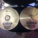 Sabian 14" b8 hi-hat bottom and hi-hat top