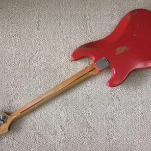 Fender Road Worn 50's P-Bass Fiesta Red image 3