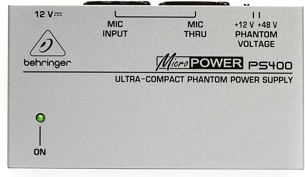 Behringer MicroPower PS400 Phantom Power Supply image 1