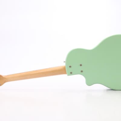 National Reso-phonic Resolectric Res-o-tone Seafoam Green Dobro Guitar w/ Case #50496 image 13