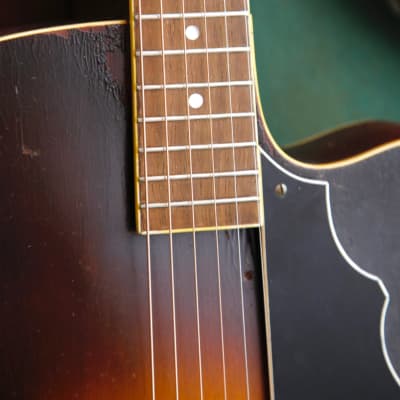 Maton 1950s Supreme F240 Sunburst Archtop Acoustic Guitar Pre-Owned image 5