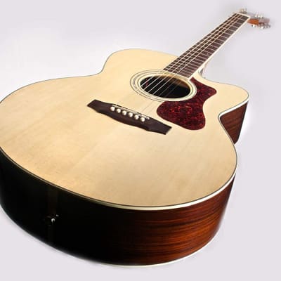 Guild F-150CE - All Solid, Spruce top, Indian rosewood back/sides - Natural image 6