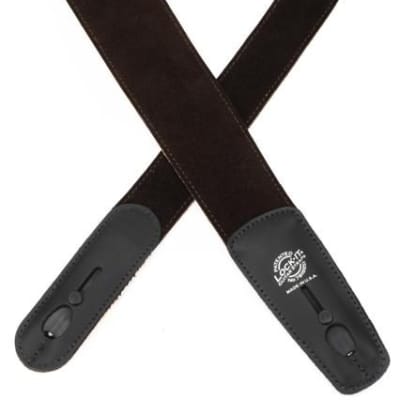 Lock-It Straps Deluxe Suede Strap - CHOCOLATE, #LIS-202S275-CHC