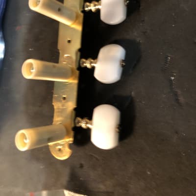 Unknown Classical Guitar Tuners 2022 - Gold with White Pearl image 3