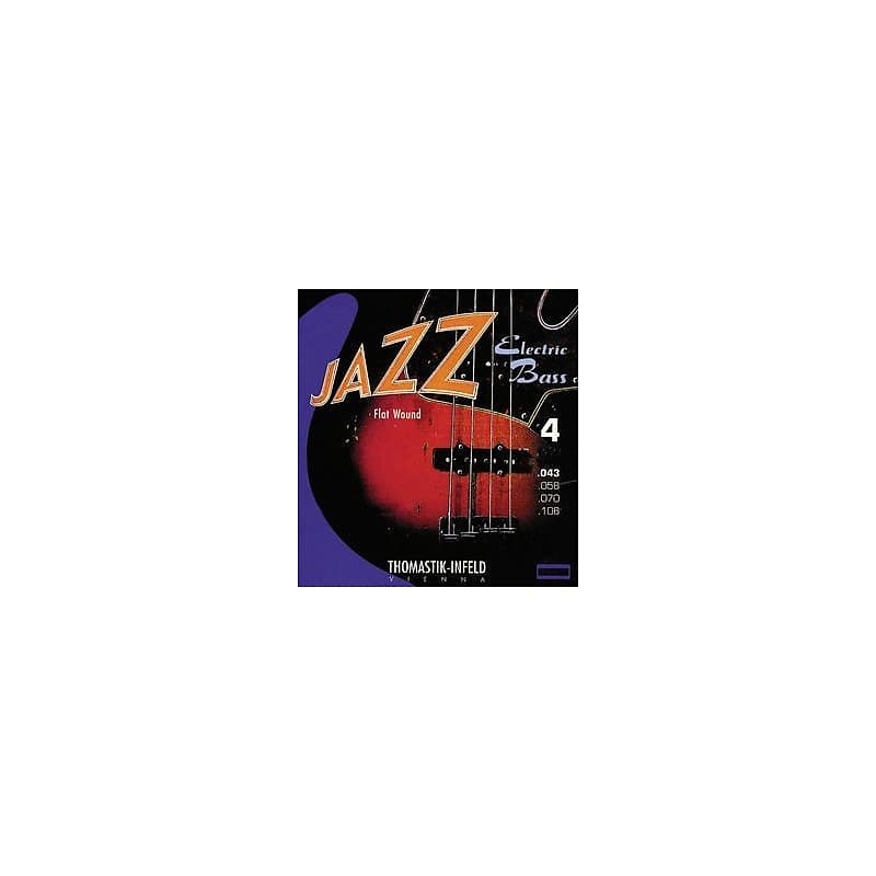 Cuerdas Bajo Thomastik Jazz JF324 Flatwound Short Scale 43-106 imagen 1