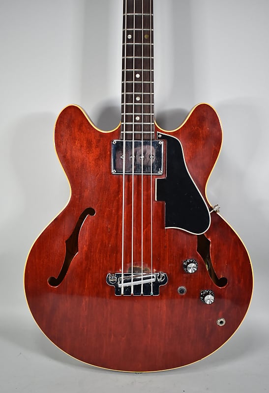 1967 Gibson EB-2 Bass Cherry Red w/Ohsc image 1