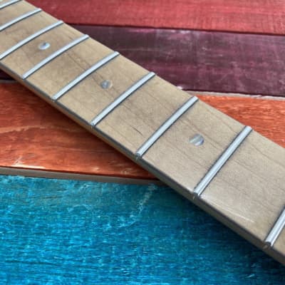 Real Life Relics Flame Maple S Style Neck Roasted One Piece Maple RLR-SRFM #7 image 2