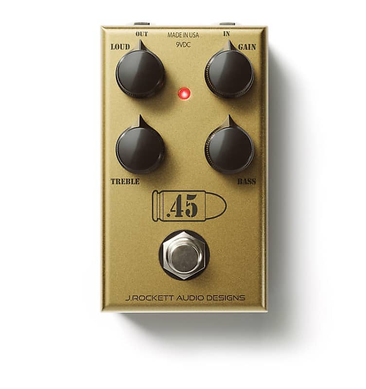 J.Rockett Audio Designs 45 Caliberマーシャル系 J. Rockett Audio Designs .45 Caliber Overdrive Pedal Reviews
