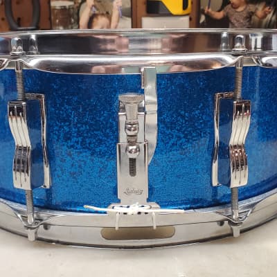 Ludwig Jazz Festival Snare Drum 1966 - Red Sparkle | Reverb